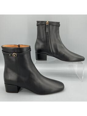 NEW Tod’s Women’s Leather Ankle Boots Black Size 8